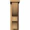 Ekena Millwork Ridgewood Smooth Corbel w/Backplate, Western Red Cedar, 5 1/2"W x 14"D x 18"H COR06X14X18RID01SWR - alternate 2